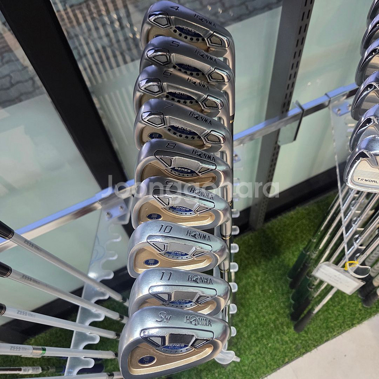 중고골프채 혼마 베레스 IC-01 2스타 그라파이트 남성용 중고 아이언 풀세트 4-S 9i--3
