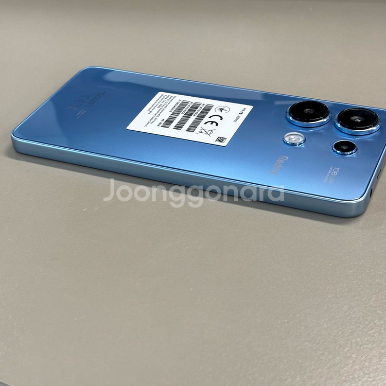 듀얼심 풀박스* 샤오미 홍미13 블루색상 256용량 특A급 깔끔한폰 정상해지 공기계 풀박스--4