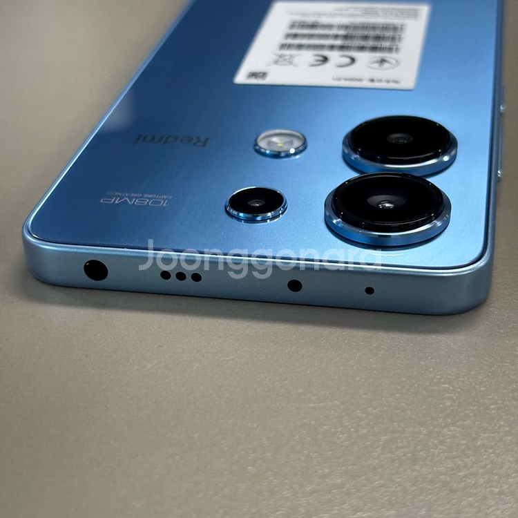 듀얼심 풀박스* 샤오미 홍미13 블루색상 256용량 특A급 깔끔한폰 정상해지 공기계 풀박스--5