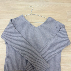 슬로우앤드 SLOWMADE 여리핏 캐시미어 골지니트 라벤더블루/ 코카 투웨이 랩니트가디건 오트밀