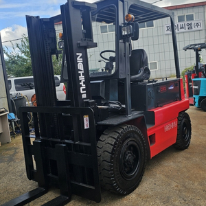 급매 배터리 21년식 니찌유 좌식4톤 전동지게차 3M 990만