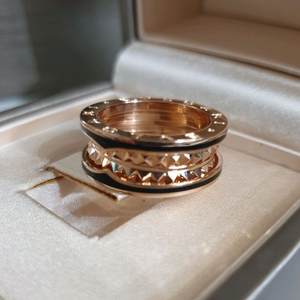 불가리 정품 비제로원 락2밴드링 로즈골드 반지 54호