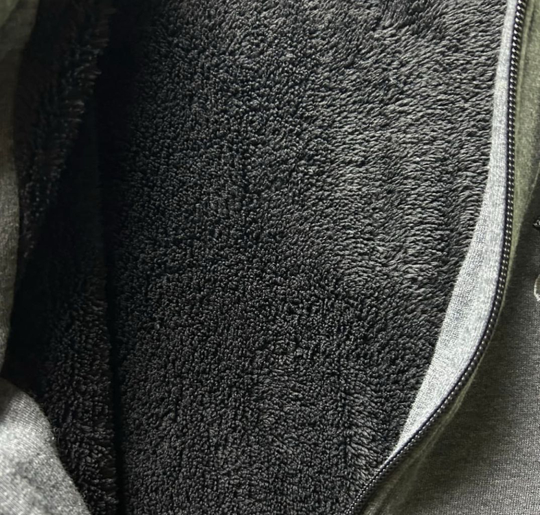 아디다스 양털 후드집업 챠콜 블랙 그레이 100--5