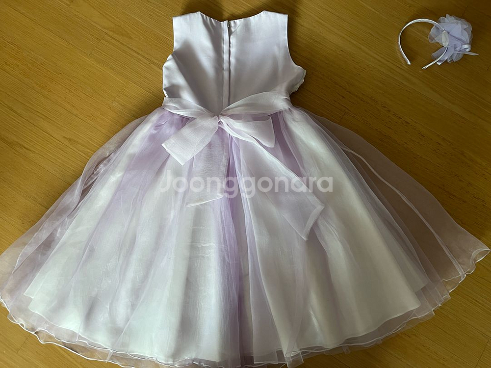 여아 연주회 결혼식 등 드레스 140사이즈 정도--3