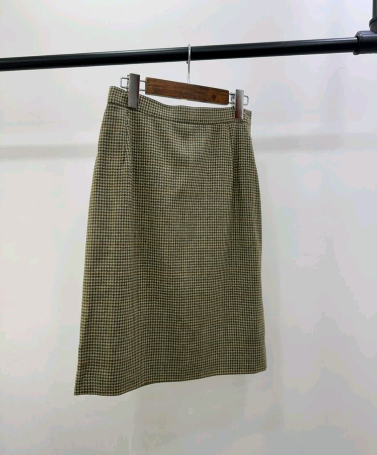 최종가격 정품 구찌 울 스커트 55--1