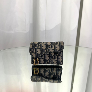 [정품] 디올 오블리크 새들 카드지갑