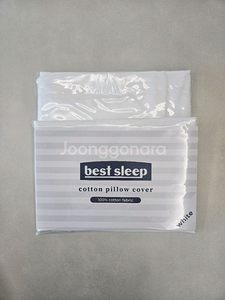 무배 베스트슬립 마이크로화이버 베개 + 커버 세트--2