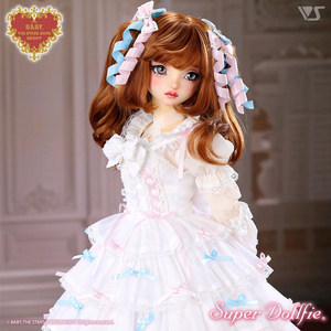 신품 보크스 베이비 콜라보 화이트 드레스 돌피드림 슈퍼돌피 이미지