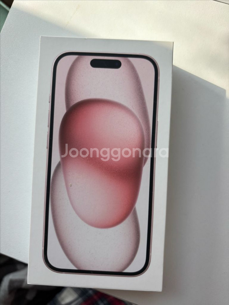 아이폰 15 핑크 128GB--1