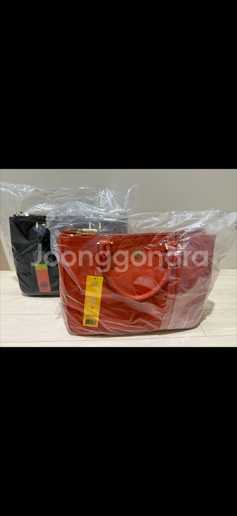 토리버치 로빈슨 더블 지퍼 토트백--3