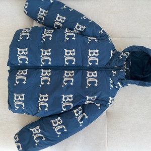 보보쇼즈 24fw 빈티지 올오버 패딩 아노락 8-9 사이즈