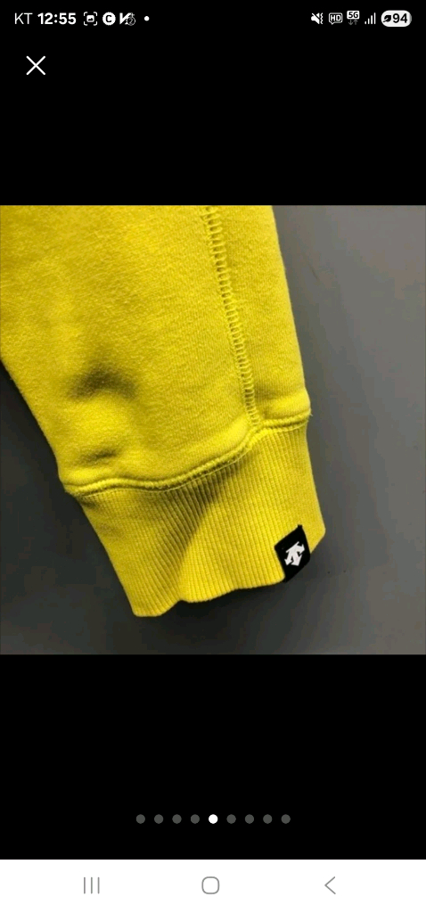 데상트 남성 기모 라운드넥 맨투맨-(100)--4