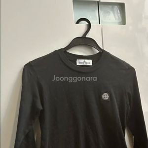 스톤아일랜드 주니어 블랙 롱슬리브 긴팔 티셔츠 a8