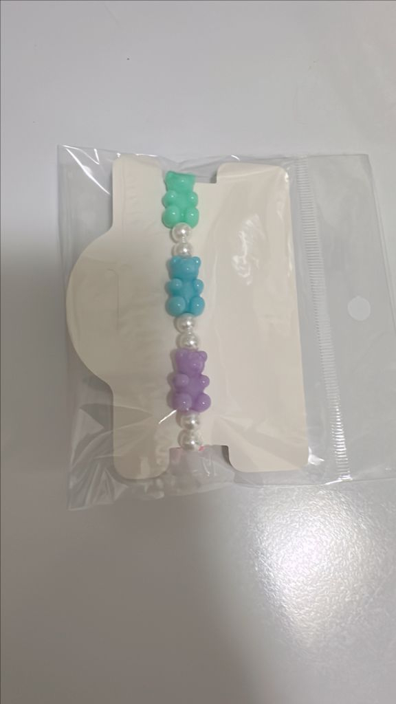 하리보 진주 비즈팔찌--2