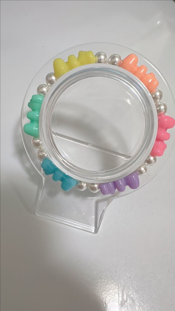 하리보 진주 비즈팔찌--5