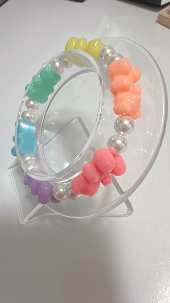 하리보 진주 비즈팔찌--7