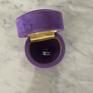 구찌 GG 로고 반지 블랙 12호