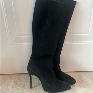 프리미엄 스웨이드 롱부츠 225cm