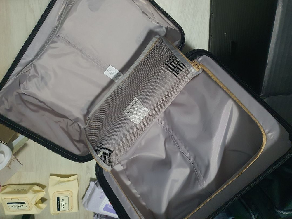 로우로우 트레져박스 미니캐리어 아이보리--3