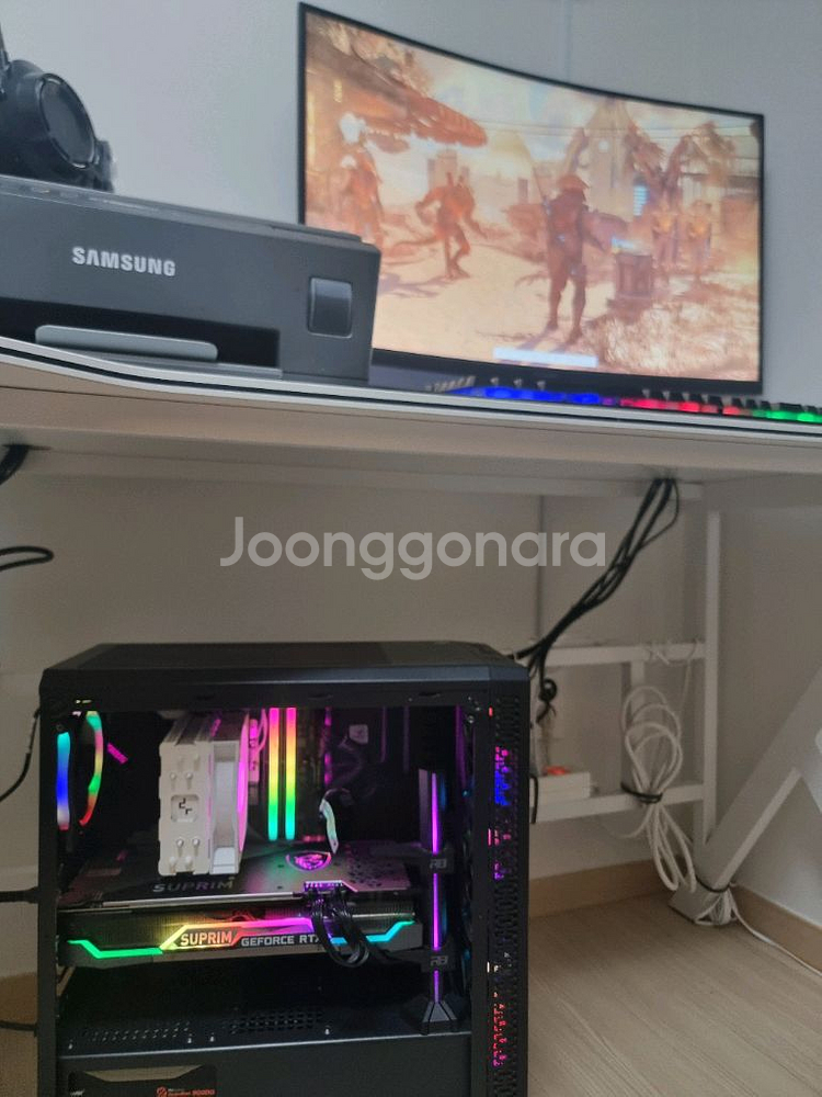 msi 3070ti 슈프림x 그래픽카드 팝니다--9