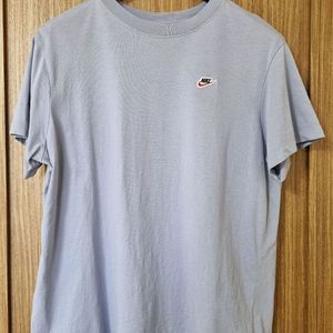 NIKE 나이키 스포츠 웨어 패치 로고 스카이 블루 반팔 XL사이즈 국내 105사이즈 판매합니다~!