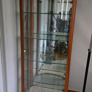 원목 앤틱 진열장