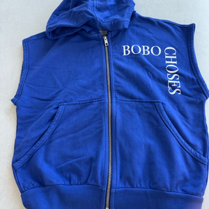 보보쇼즈 블루 후드집업 후드조끼 8-9 사이즈 이미지
