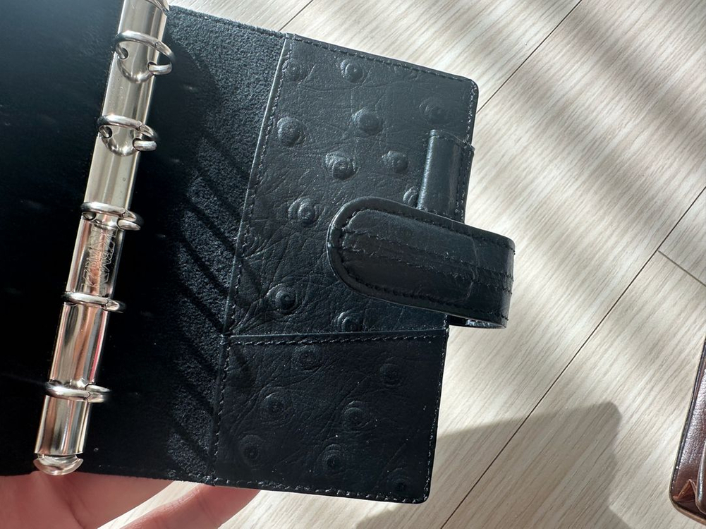 오롬 5공 미니다이어리 가죽다이어리--6