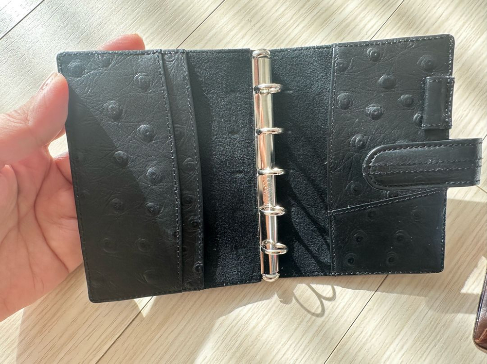 오롬 5공 미니다이어리 가죽다이어리--8