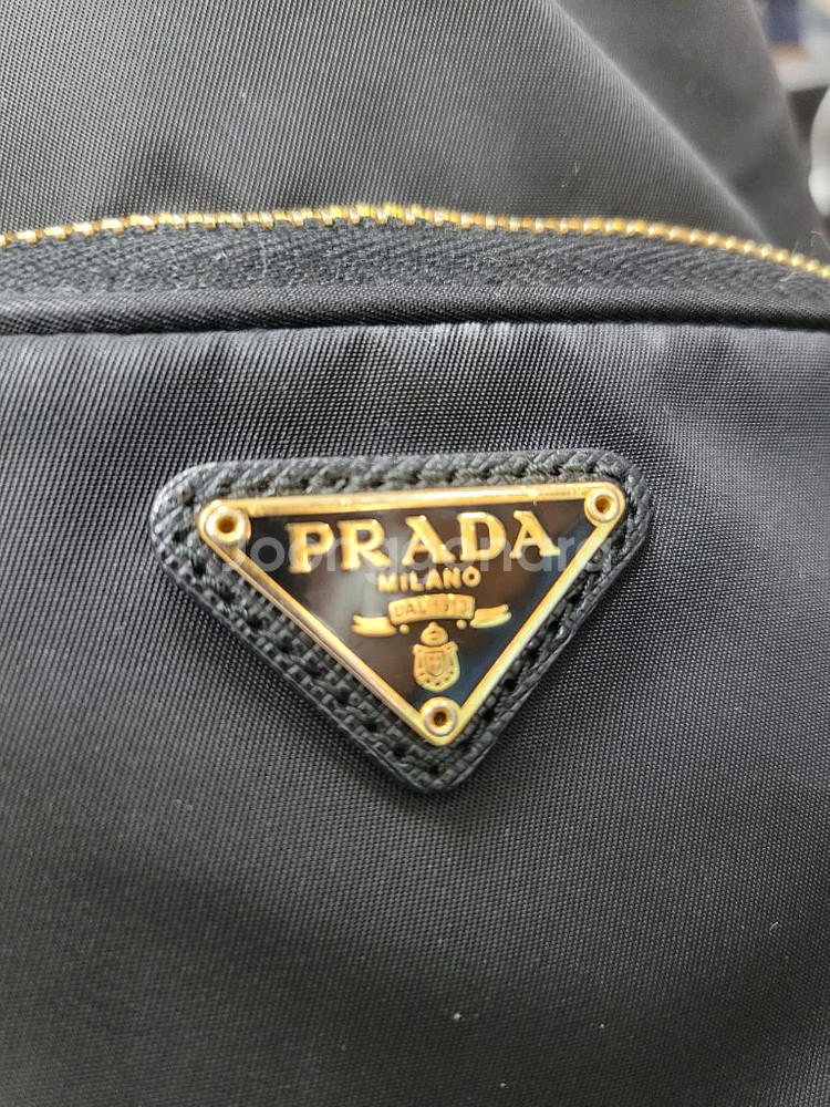 프라다 나일론 버킷백--2