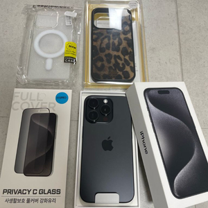 아이폰15 프로 256기가 블랙 티타늄 팝니다
