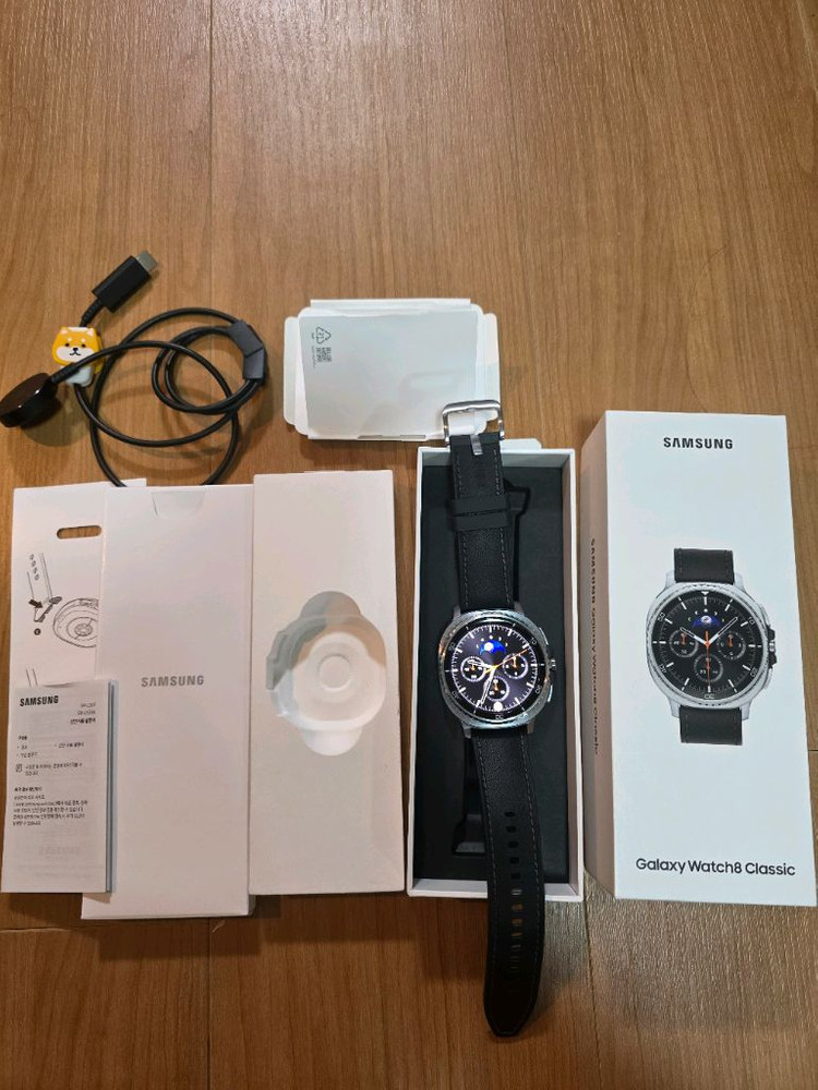 갤럭시워치8 클래식 46mm 블랙 블루투스 자급제 이미지