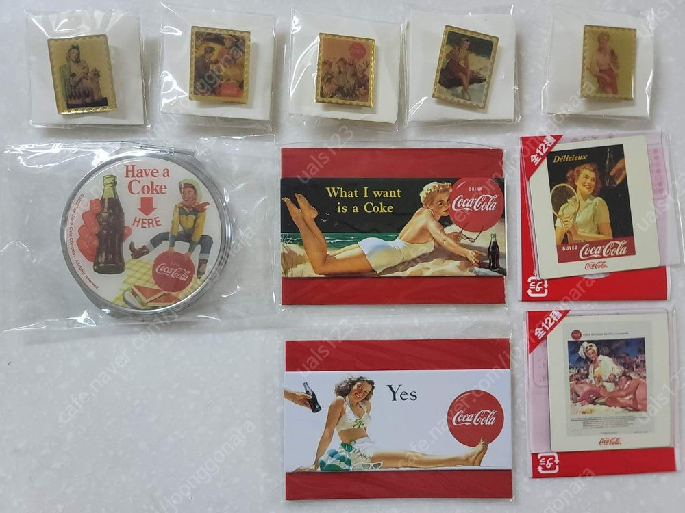 코카콜라1 피규어 모자 볼펜 판매합니다--6