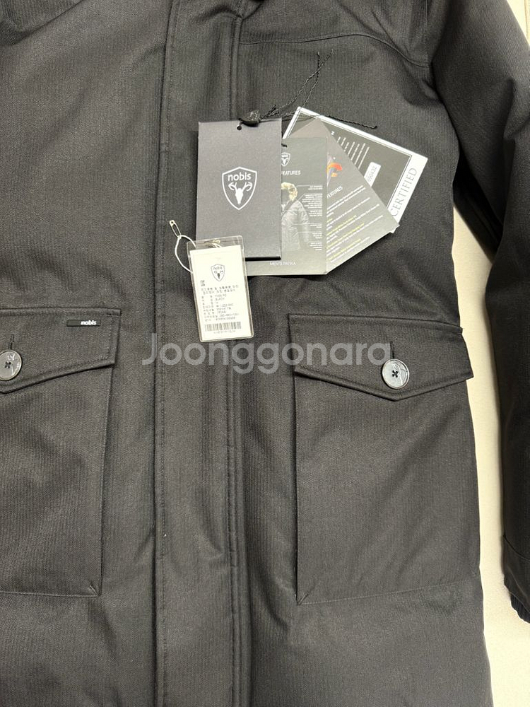 노비스 이브 블랙퍼 M사이즈 ((신세계백화점) 거의새상품--3