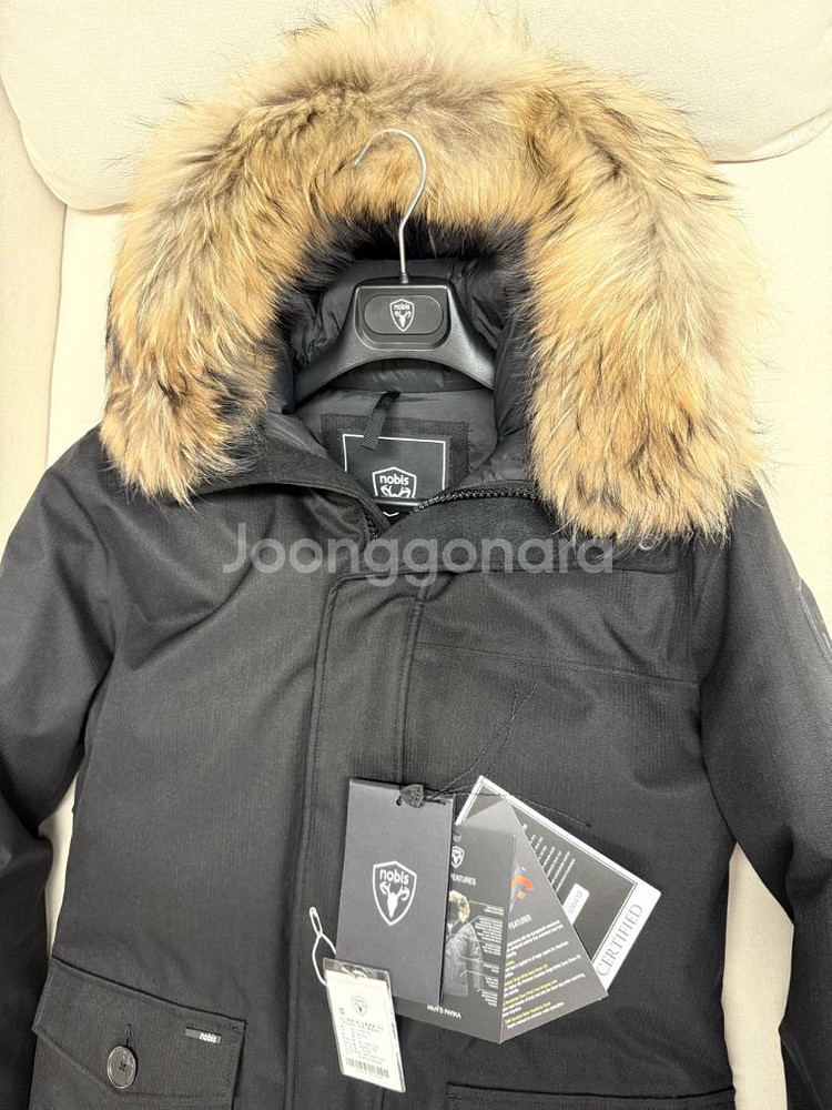 노비스 이브 블랙퍼 M사이즈 ((신세계백화점) 거의새상품--4