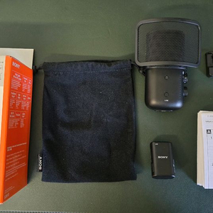 소니 ECM-S1 마이크 세트. 거의새제품