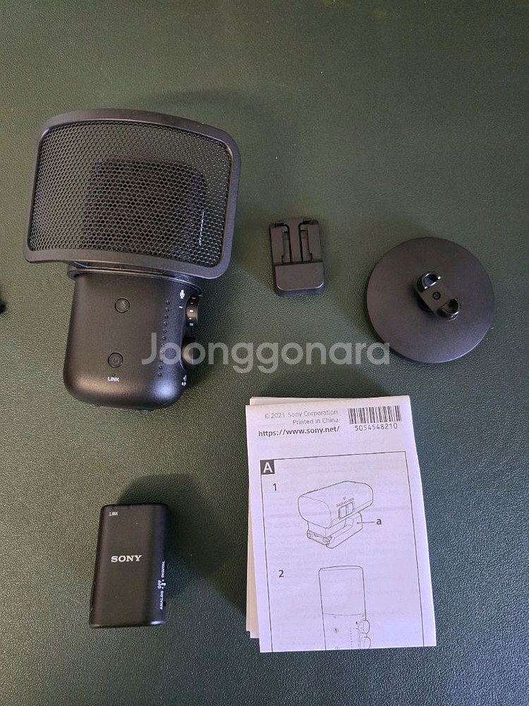 소니 ECM-S1 마이크 세트. 거의새제품--1