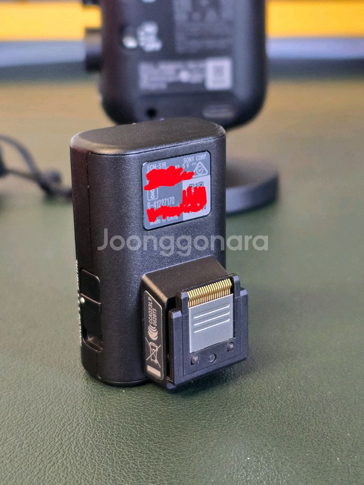 소니 ECM-S1 마이크 세트. 거의새제품--6