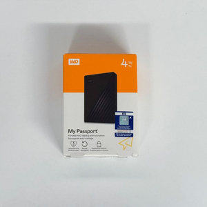 WD My Passport Gen3 4TB 외장하드 풀박스