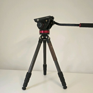 레오포토 카메라 삼각대 + 맨프로토 비디오헤드 세트