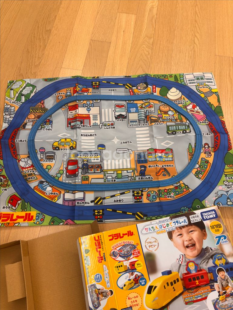 토미카 아기 기차놀이 프라레일 (건전지작동)--1