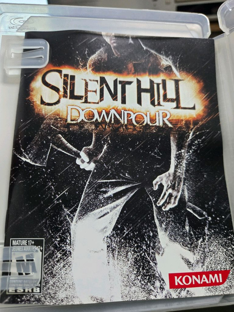 북미판 ps3 사일런트힐 다운포어--1