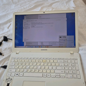삼성 노트북 NT500R5A 화이트 노트북 [중고] 네고가능