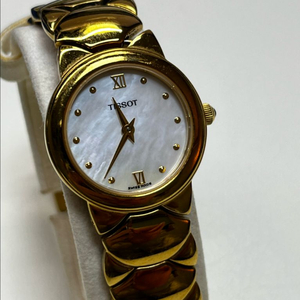 티쏘 여성용 골드 시계 g324k