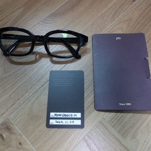 하쿠산안경(백산안경) 팬새들(penn saddle)