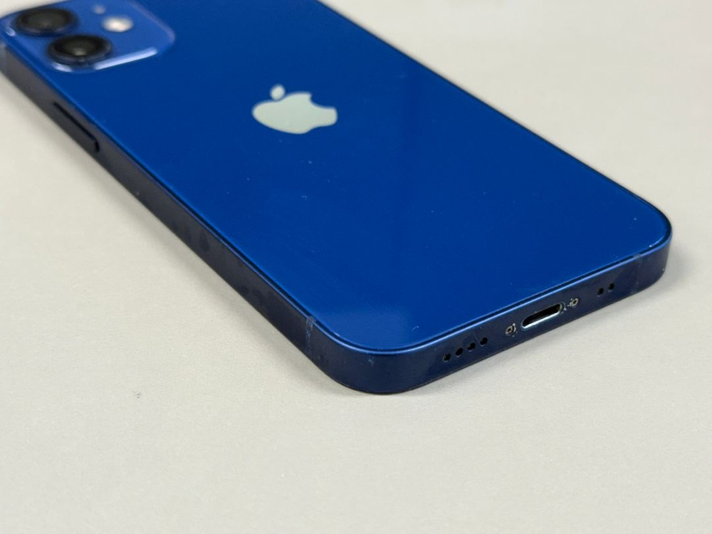*18만원* 자급제 아이폰12미니 블루 128G 미파손 무잔상 단말기--7