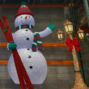 크리스마스장식 LED 눈사람 / LED 가로등 장식