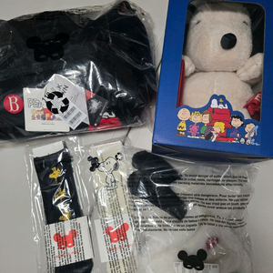 베베드피노 스누피글로시덕패징조끼+스누피햇M+니삭스110 2개+스누피가방