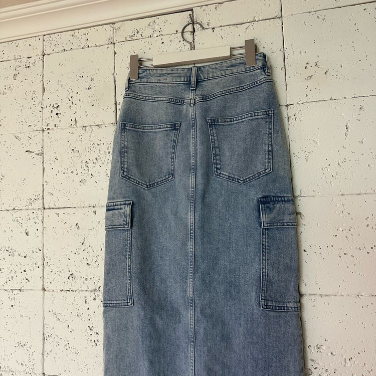 우먼34 IRO 데님 롱 스커트 이미지