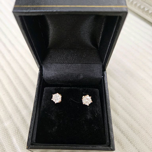 14k 골드 다이아몬드 귀걸이